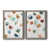 Toile avec cadre gris