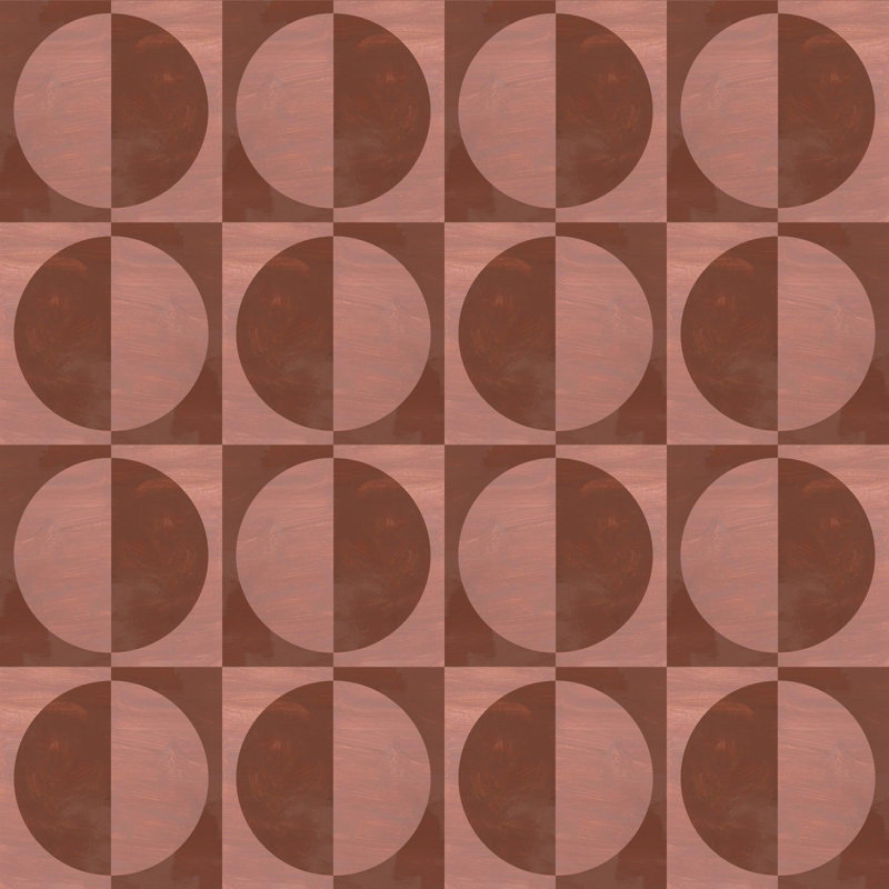 Glass Half Full Wallpaper, Non-Pasted, Clay, Faux Grasscloth