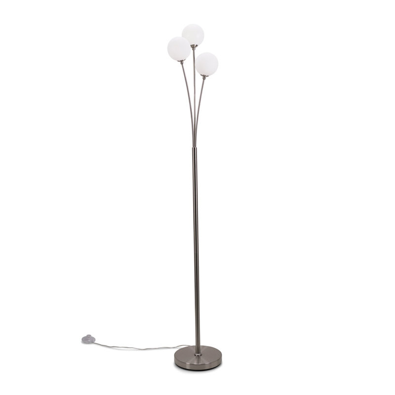 Raitcho 150cm Traditional Floor Lamp, Chrome
