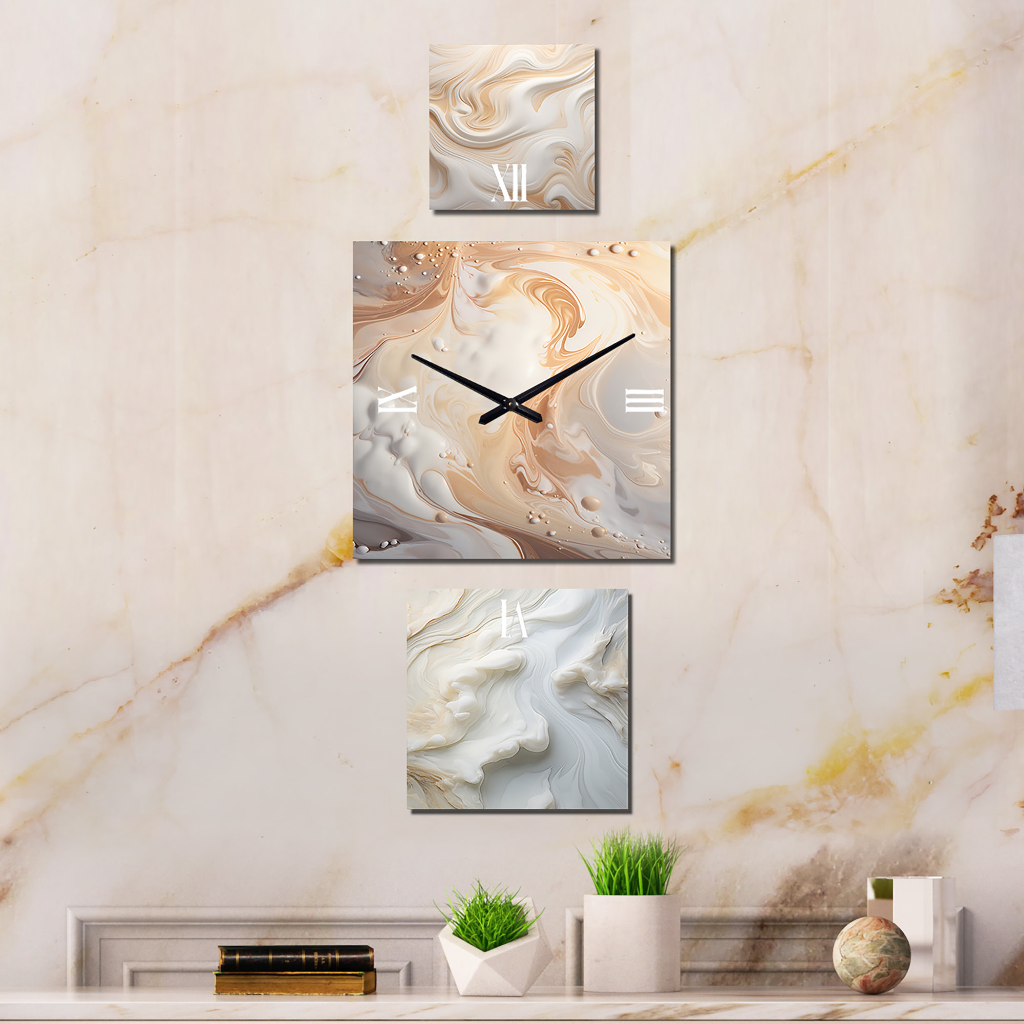 Ivy Bronx Lynanne Metal Wall Clock | Wayfair