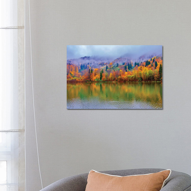 Lake Reflections by Nejdet Duzen - Wrapped Canvas Print, 66.04 cm H x 45.72 cm W x 3.175 cm D