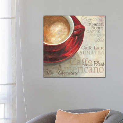 Latte 1 Piece Wrapped Canvas Wall Art