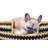 Bear Striped Cotton Pet Bed