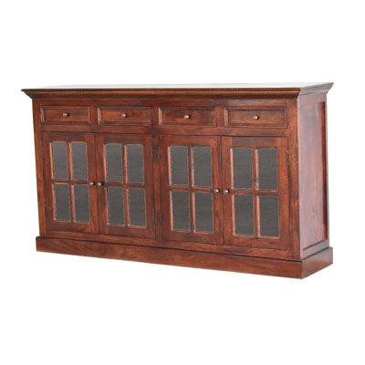 Artisan Furniture Solid Wood Large Glazed Sideboard