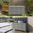 Yiimo 23.5'' W 150 Gallons Water Resistant Wicker with Wheels in Gray