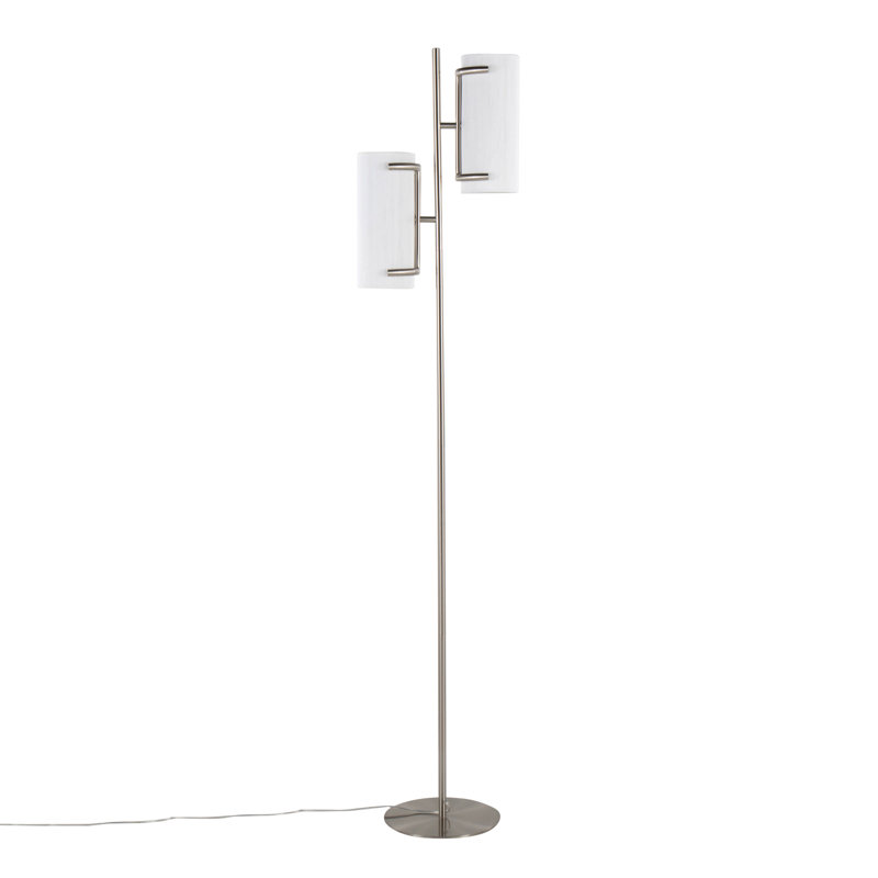 Nellye 71'' Tree Floor Lamp, Nickel