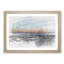 Skyline of Santa Barbara in Abstract - Picture Frame Graphic Art Print-55739760-55739759