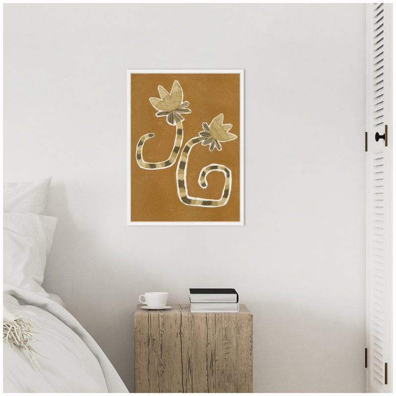 «Delicate Bloom 8» par Bascom, reproduction d'art sur toile encadrée