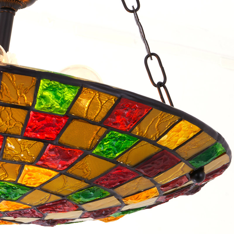 Luminaire suspendu Tiffany 5 lumières Chapple