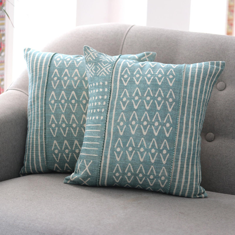  Housse de coussin Ikat
