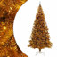 vidaXL Christmas Tree with 150 LEDs with Stand Gold PET-860617174