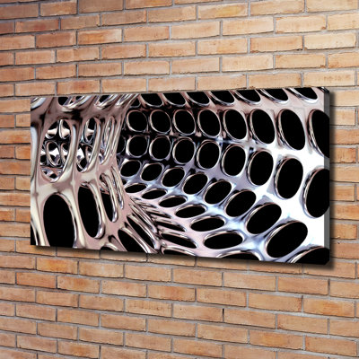 Metal Tunnel - Wrapped Canvas Print