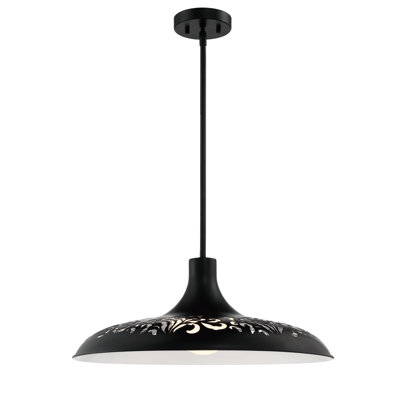 Luminaire suspendu en dome à 1 lumière