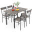 5-Piece Dining Table Set for 4 with Kitchen Table and 4 Dining Chairs-605101470
