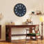 Horloge murale 24 '' Silent Decor, horloge murale en bois pour le salon, la chambre à coucher, le bureau-425428359