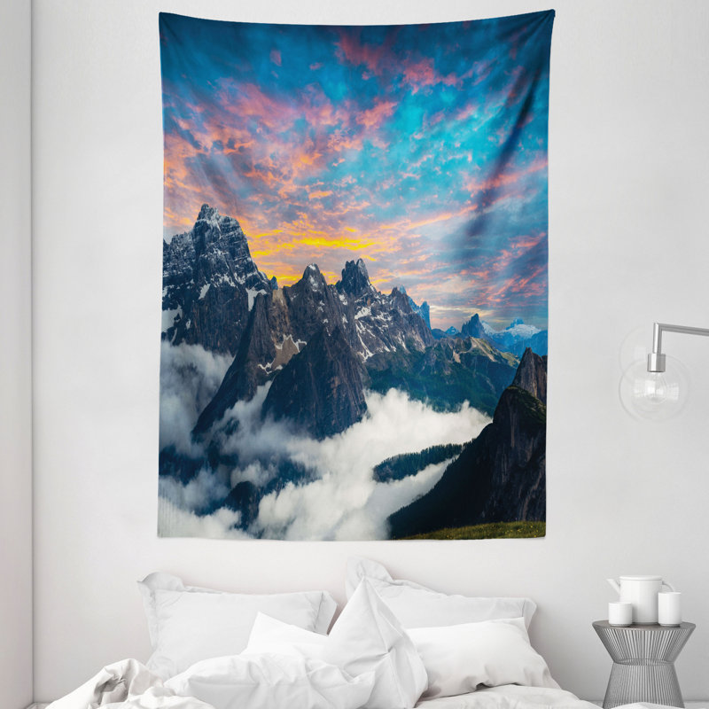 Tapisserie en polyester pour montagne, H 80 po x l 60 po