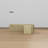 L-shaped corner shoe bench with two storage spaces