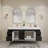70.8" Wall-Mounted Double Bathroom Vanity Set-70381337
