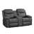Similicuir gris-noir est en rupture de stock