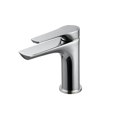 Single-Hole Single-Handle Bathroom Faucet with Drain Assembly