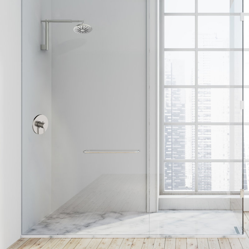 Ian Multi Function Adjustable Shower Head, Satin Nickel