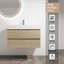 Meuble-lavabo mural avec lavabo en résine-1249736109