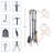 Angulo Iron Fireplace Tool Set