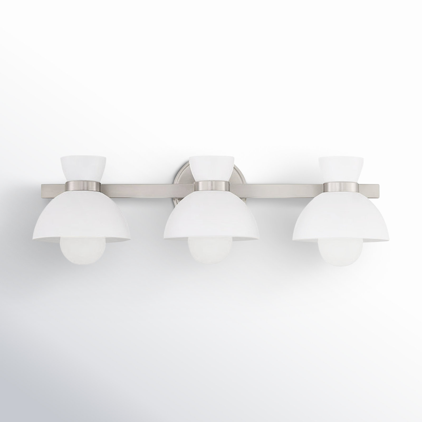 Zurie 3-Light Vanity Light, Brushed Nickel