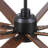 84" Black Lowe Profile Ceiling Fan with Light-1193763042