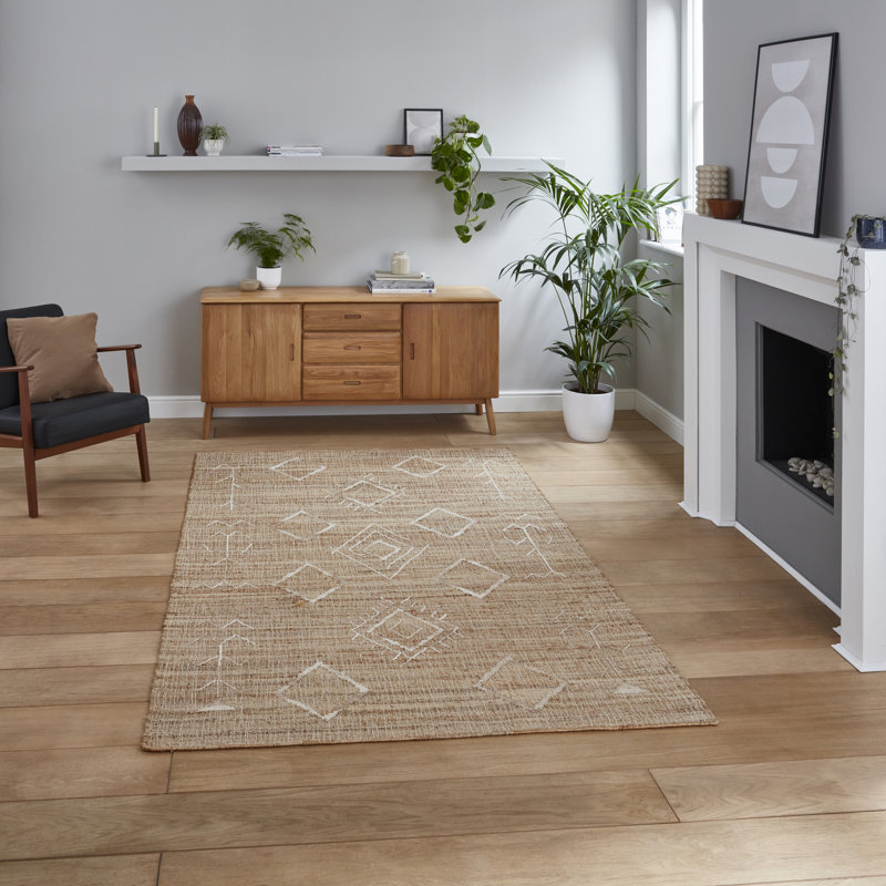 Caliana area rug Hand Made Rectangle Natural, Rectangle 150 x 230cm
