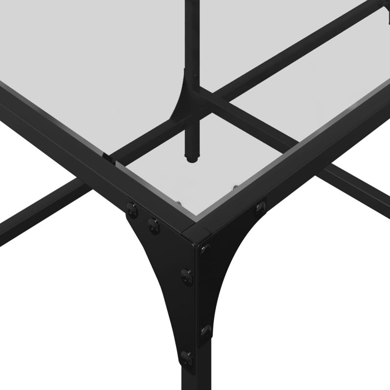 Alaitz Coffee Table, Transparent, 40cm H x 98.5cm L x 50cm W