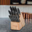 Hampton Forge ™ Rochester - Ensemble de porte-couteaux 15 pièces Tang