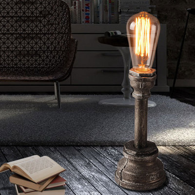 Anum Metal Torchiere Lamp