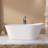 67'' Acrylic Freestanding Bathtub,Deep Soaking Bathtub