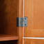 Armoire de rangement haute 8 portes avec 4 tablettes - Unité de rangement moderne et fonctionnelle en chêne 8 portes