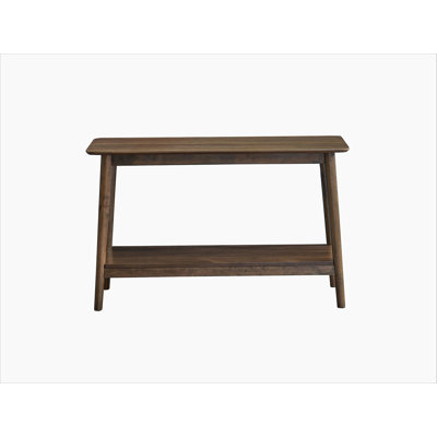 Lamonte Walnut Sofa Table w/Shelf