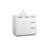 Broadlands 36'' Single Bathroom Vanity with Engineered Marble Top-387328238