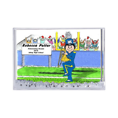 Personalized Trombone - Female MINI Snow Globe Frame Gift