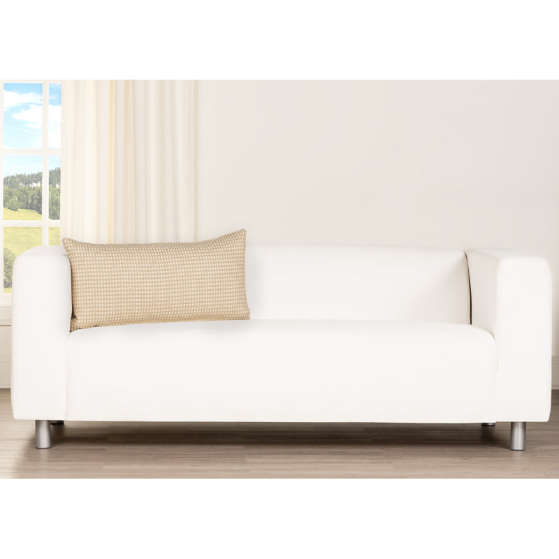 Coussin décoratif Protégé, Ivory, Rectangle 21 po x 12 po, Feather
