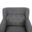 Fauteuil d'appoint rembourré capitonné pour le salon et la chambre à coucher-1885515947