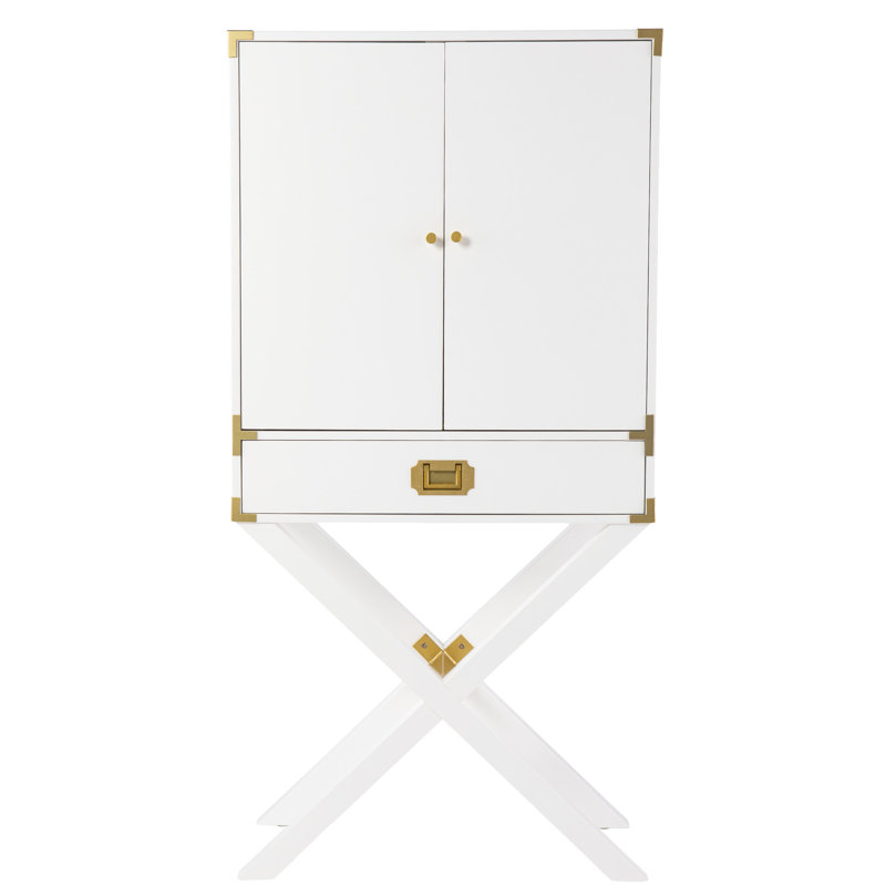 Stylish White Bar - Organize And Entertain With Flair Convenience Spacious Cabinet In Ideal For Entertaining Occasions