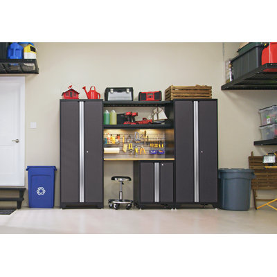 Système de rangement pour garage en acier l 216 po x H 77,25 po Bold Series