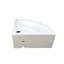 Support de meuble-lavabo mural d'angle avec drain et trop-plein Eutropia-460901436