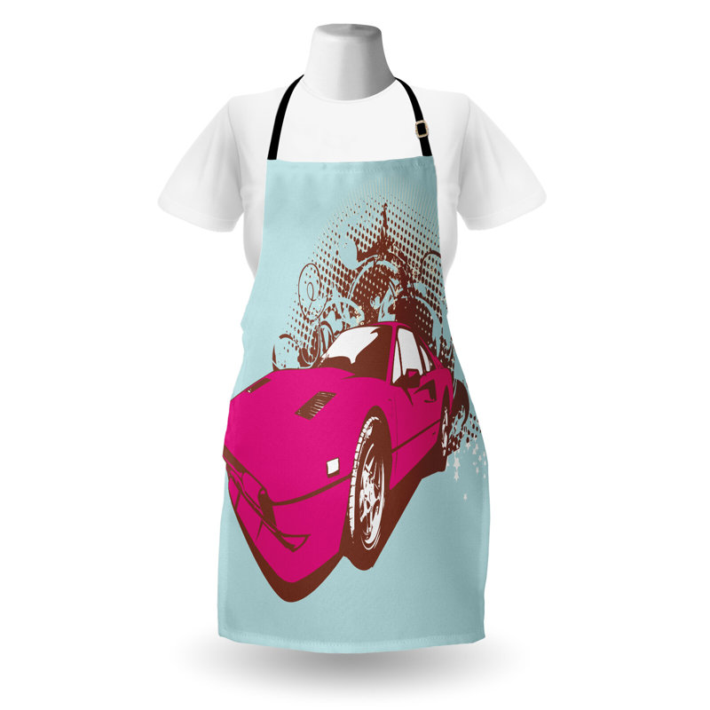 No Pattern Bib Apron