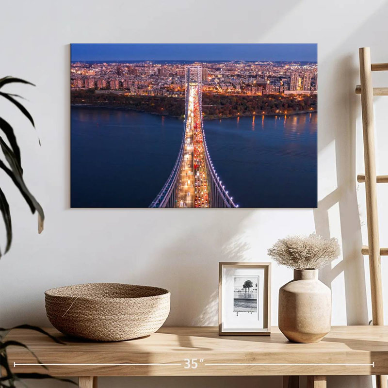 Kavia Mackinac Bridge Bustle, 16" H x 24" W