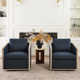 Ibis Performance Fabric Upholstered Swivel Chair