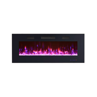 Black Electric Fireplace