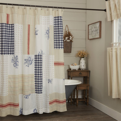 Docanto Patchwork Shower Curtain