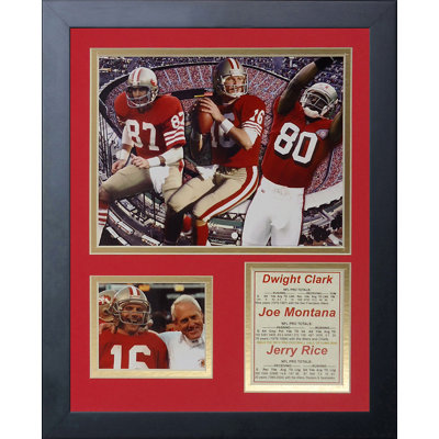 San Francisco 49ers Big 3 All-Time Encadré Memorabili