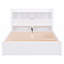Lit plateforme double avec tablettes coulissantes-1483605368